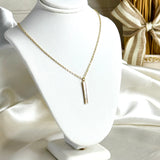Mother Pearl Bar Necklace
